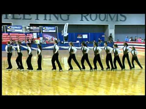 2015 US Roller Nationals - Jr Precision Team Final -   Riverside Rascals 1
