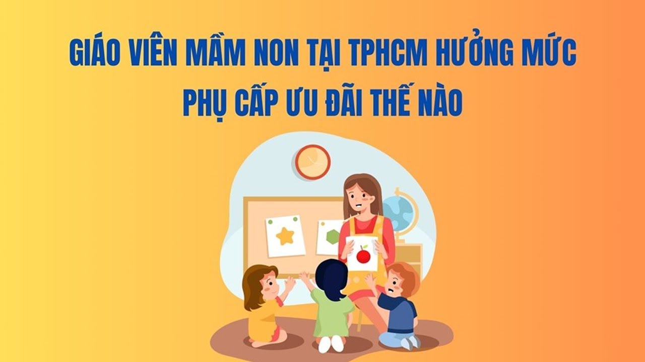 Giáo viên mầm non tại TPHCM hưởng mức phụ cấp ưu đãi thế nào | Báo Lao Động