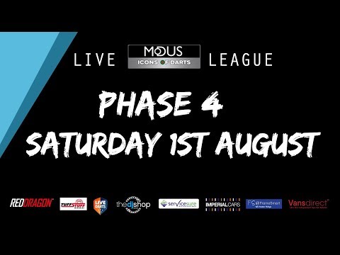 The MODUS ICONS OF DARTS LIVE LEAGUE - SATURDAY 1ST AUGUST