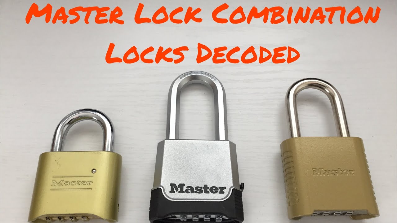 (20) Combination Locks Decoded
