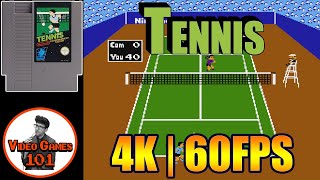 Tennis NES | 4K 60FPS | Video Games 101