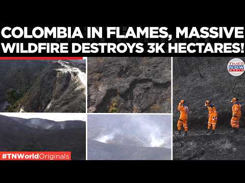COLOMBIA WILDFIRE: 3,000 Hectares Burned In Norte de Santander, Farmers Face Heavy Losses!