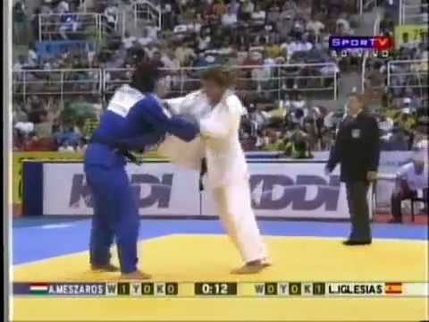 JUDO 2007 World Championships: Anett Meszaros (HUN) - Leire Iglesias (ESP)