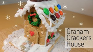크리스마스 과자집 * 달려라치킨 콜라보 (허쉬스모어 재구성) How to make graham crackers house