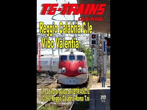 Reggio Calabria-Vibo Valentia, cab-ride ETR 450.12 Pendolino parte 1/4