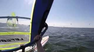 preview picture of video 'Windsurfen in Pepelow'