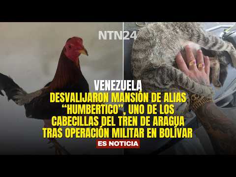 Desvalijaron mansión de alias Humbertico, del Tren de Aragua, luego de operación militar en Bolívar