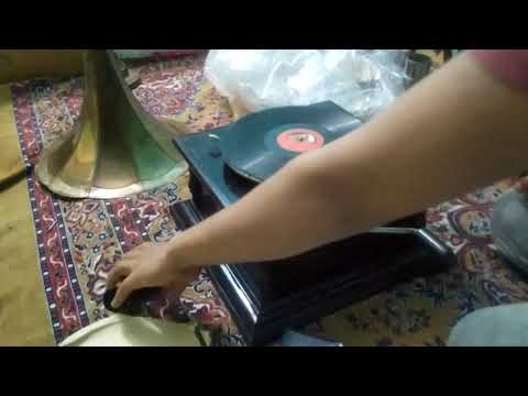 Working Gramophone-Phonograph-Functional Record Player-Music Player-Gramophone-Wooden Gramophone-