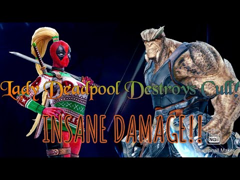 New Holiday Deadpool uniform is OP!!