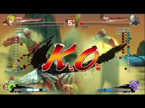 Poongko [Seth] vs kumahana [Ken] SSF4 Arcade Edition - Xbox Live Ranked Match