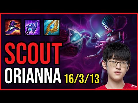 SCOUT - ORIANNA vs. IRELIA Mid | KR CHALLENGER | PATCH 10.25
