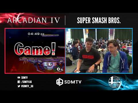 Arcadian 4 - Wirsun (Sheik) vs. Cheesy (Marth) - SSBM Singles Pool C2 Top 32 Losers Qualifier