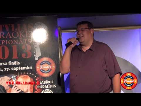 Latvijas karaoke čempionāts 2013 pusfināls. Māris(Bauskas atlase) - Trīs runči.