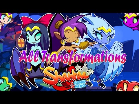 Shantae Half-Genie Hero: ALL TRANSFORMATION DANCES & POWERUP LOCATIONS |100% Shantae Guide (PS4)