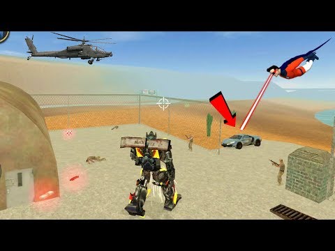 Vegas Crime Simulator - (Naxeex Transformer & Army Tank) - Army Fight - Mission Complete