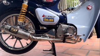 SP Takegawa (Stock Look) VS Yoshimura Exhaust on Honda Super Cub C125