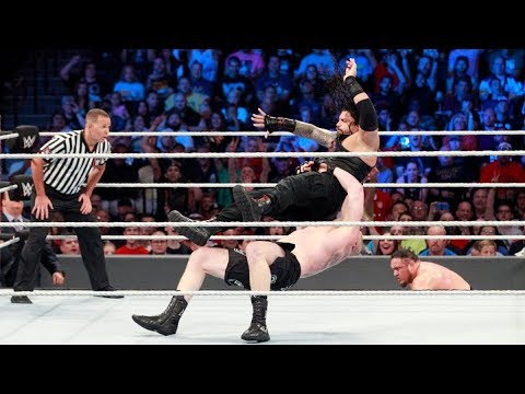 Roman Reigns Vs Brock Lesnar Vs Braun Strowman Vs Joe Full Match HIGHLIGHTS