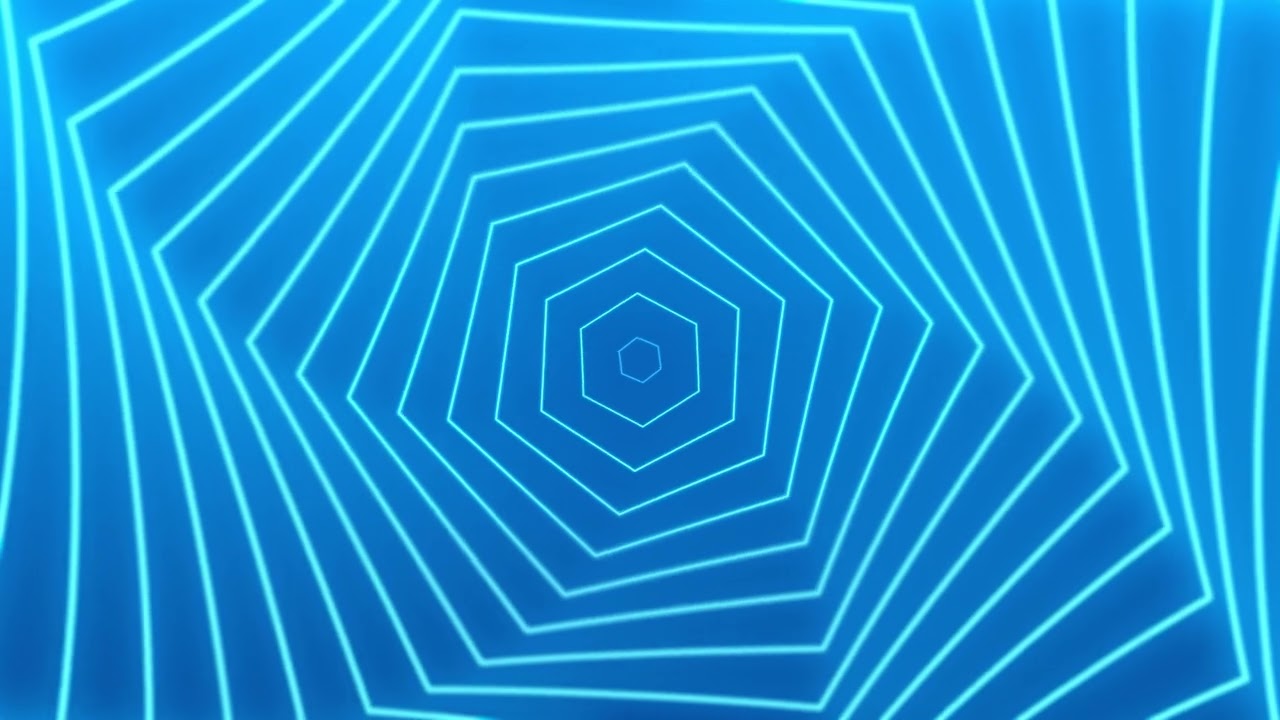 Blue Hexagon Background Motion Graphics 4K 30fps Copyright Free