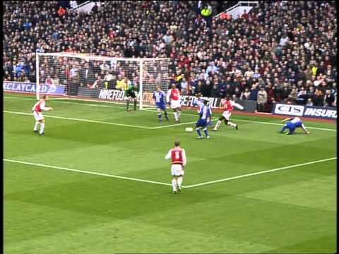 Bergkamp's goal on 14/12/2003 (Arsenal vs Blackburn Rovers)