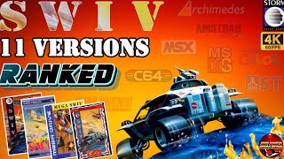 Which Version of SWIV Did I Rank No. 1? (4K/60FPS) Remaster #swiv #silkworm #retrogaming