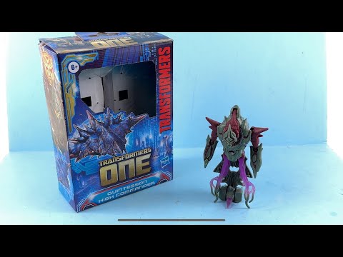 Transformers One QUINTESSON HIGH COMMANDER Video Review