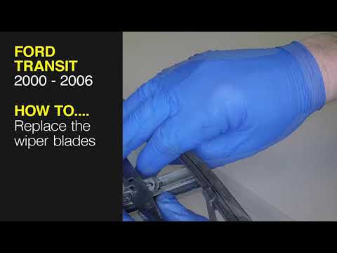 Ford Transit (2000 - 2006) - Replace the wiper blades