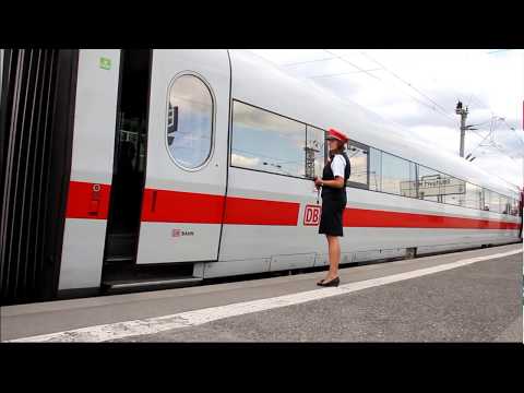 ICE fährt ab mit Ansage von Stuttgart