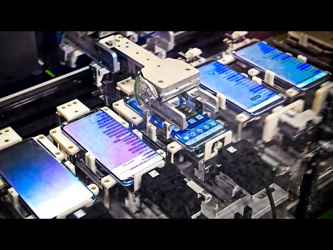 How Smartphones are manufactured Producing Mobile Phone - India, China, South Korea