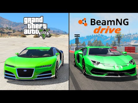 BeamNG Drive Sport Car VS GTA 5 Sport Car - which is better?