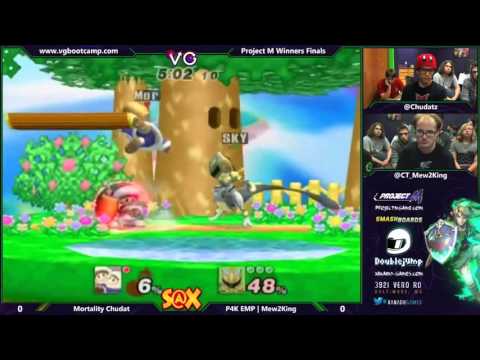 S@X 9/9/14 - Chudat (Ice Climbers, Kirby) vs Mew2King (Mewtwo) - Project M Winners Finals - Smash PM