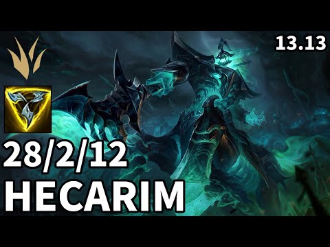 Hecarim Jungle vs Udyr - EUW Master | Patch 13.13