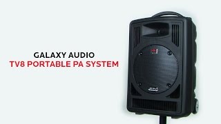 Video thumbnail for Galaxy Audio TV8 Battery Powered Speaker by Galaxy Audio