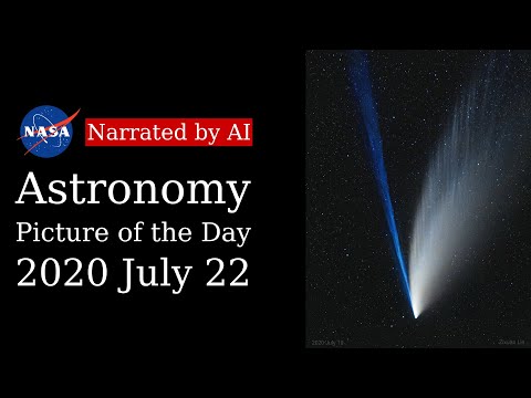 APOD: 2020-07-22 - The Structured Tails of Comet NEOWISE (Narrated by Salli)