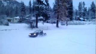 preview picture of video 'Ford Tempo Snow Rally Fruitvale BC'
