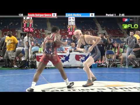 Junior 138 - Renaldo Rodriguez-Spencer (New York) vs. Caleb Radley (Arizona)