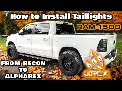 Recon to AlphaRex LUXX - How to Install Tail Lights on a 5th Gen Ram 1500