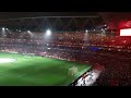 Arsenal v PSV Eindhoven - Pre game , fans go crazy for Champions League music
