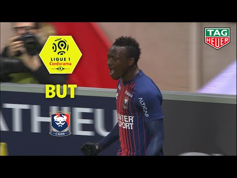 But Casimir NINGA (28') / Stade de Reims - SM Caen (2-2)  (REIMS-SMC)/ 2018-19