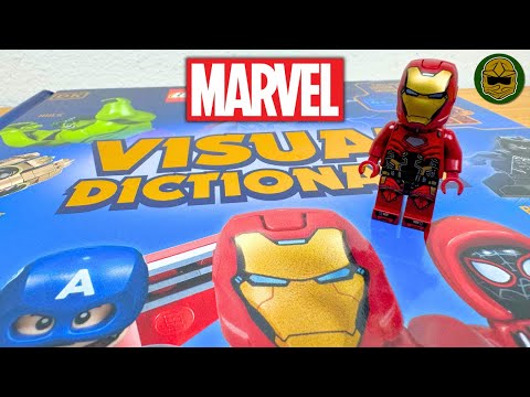 Exclusive LEGO® Iron Man Minifigure Review! A Look at the 2023 Marvel Visual Dictionary