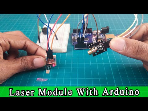 Laser transmitter and receiver module with Arduino | KY-008 laser module - SriTu Hobby