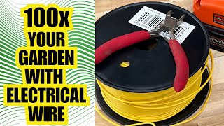 SHOCKING RESULTS In My Vegetable Garden | Use Electrical Wire