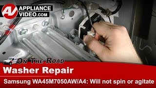 Samsung Washer Repair: Will Not Spin or Agitate - Washer Clutch