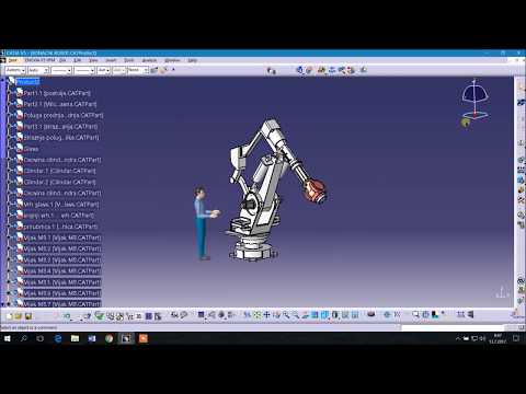 Kawasaki MX350L robot in CatiaV5
