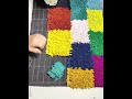 Sew Carpets With Small Strips Of Cloth