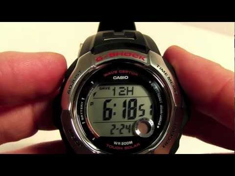 comment regler heure montre casio