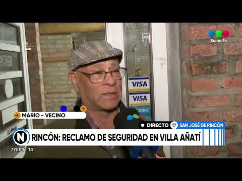 Vecinos de Villa Añatí de San José del Ríncón reclaman mayor seguridad en el barrio 