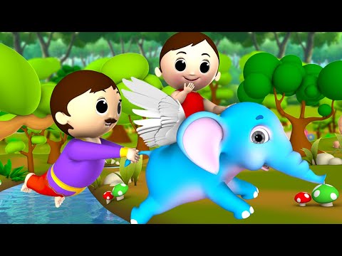 The Magical Elephant Hindi Story | जादुई हाथी हिन्दी कहानी 3D Animated Kids Bedtime
