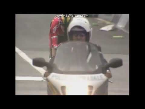 Giro d'Italia 2001 - Prologue - Rik Verburrghe à la vitesse de l'éclair