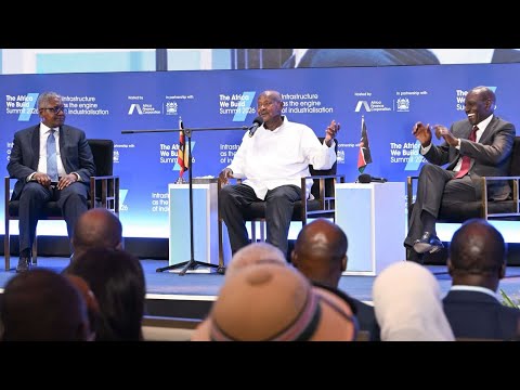 Museveni sits with Dangote and Ruto on a panel to discuss African Infrastructure for development