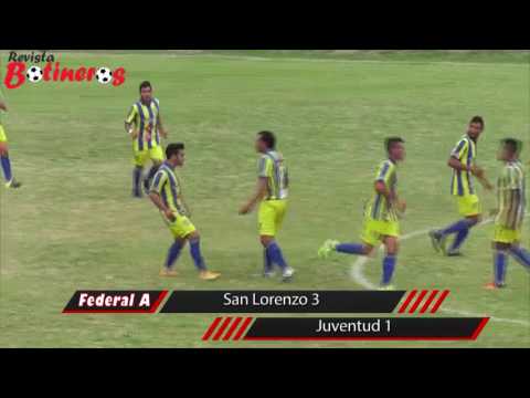 Federal A: San Lorenzo de Alem 3 vs Juventud Unida 1